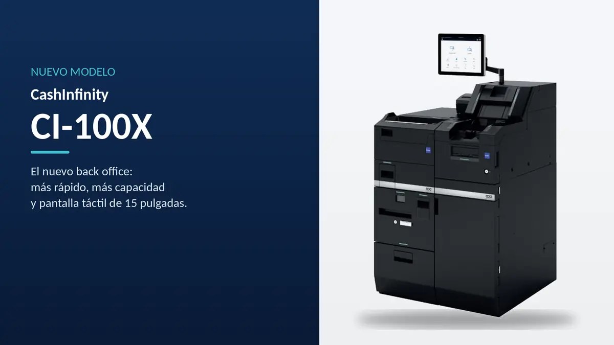 Nuevo CashInfinity CI-100X para el back office